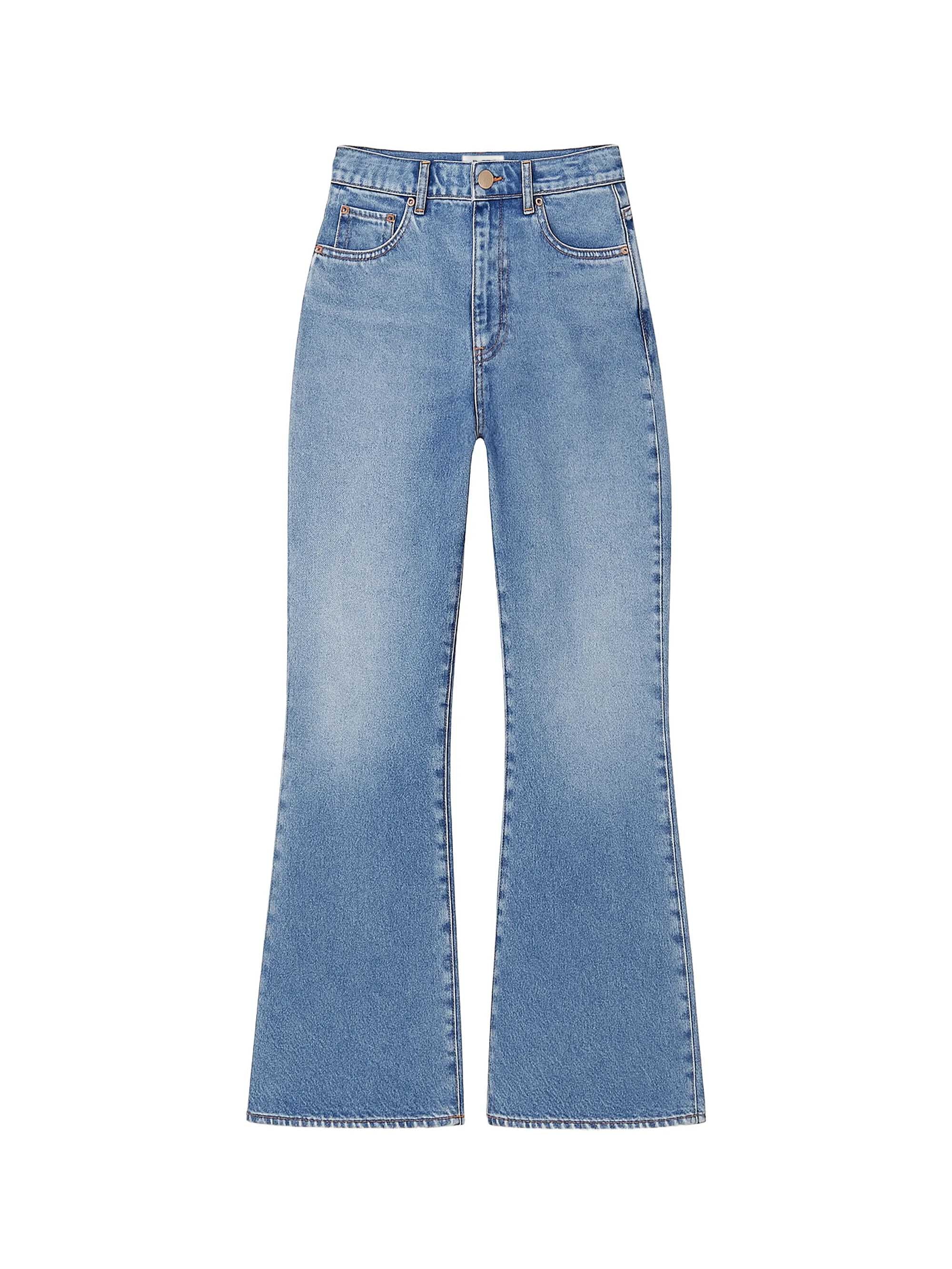Petite Blue Denim Bootcut Jeans - Image 6