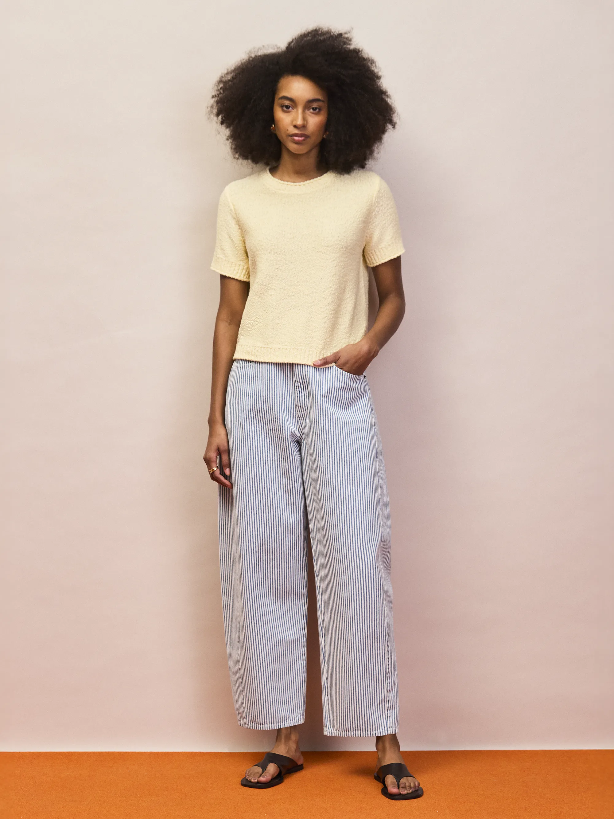 Buttermilk Textured Knit Top - Image 3