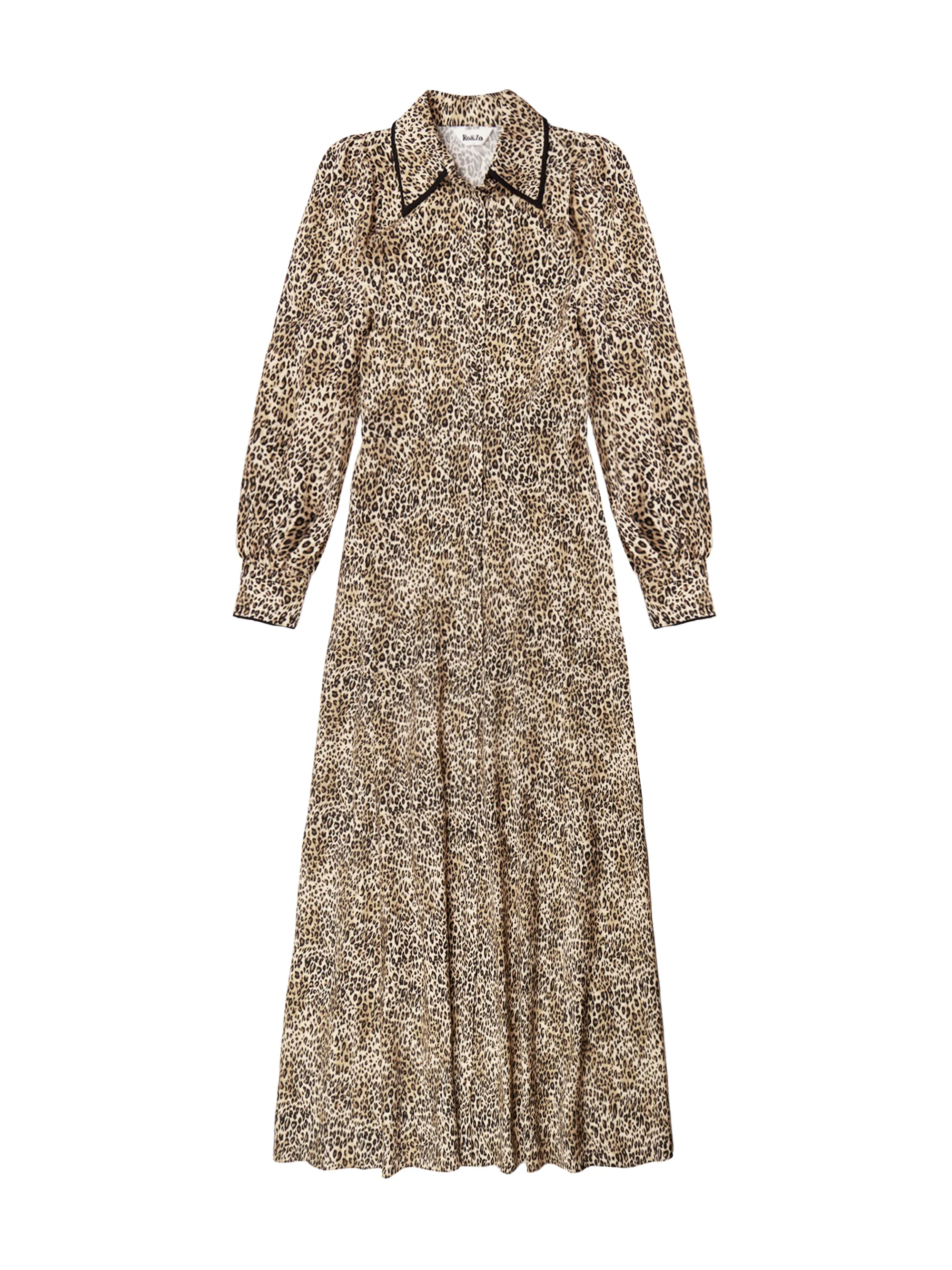 Leopard-Print Shirt Dress - Image 8