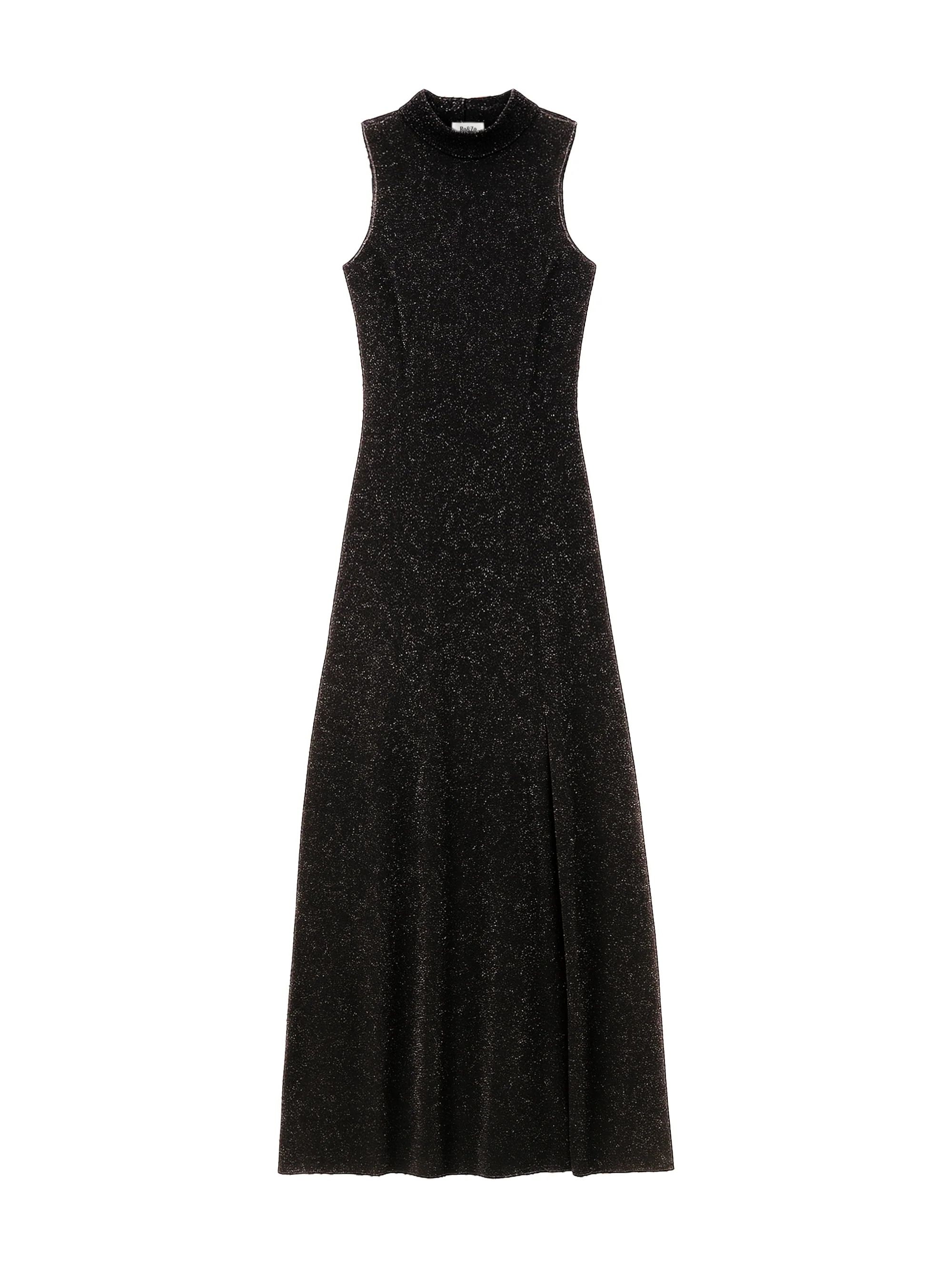 Carrie Black Sparkle Ponte Dress - Image 4