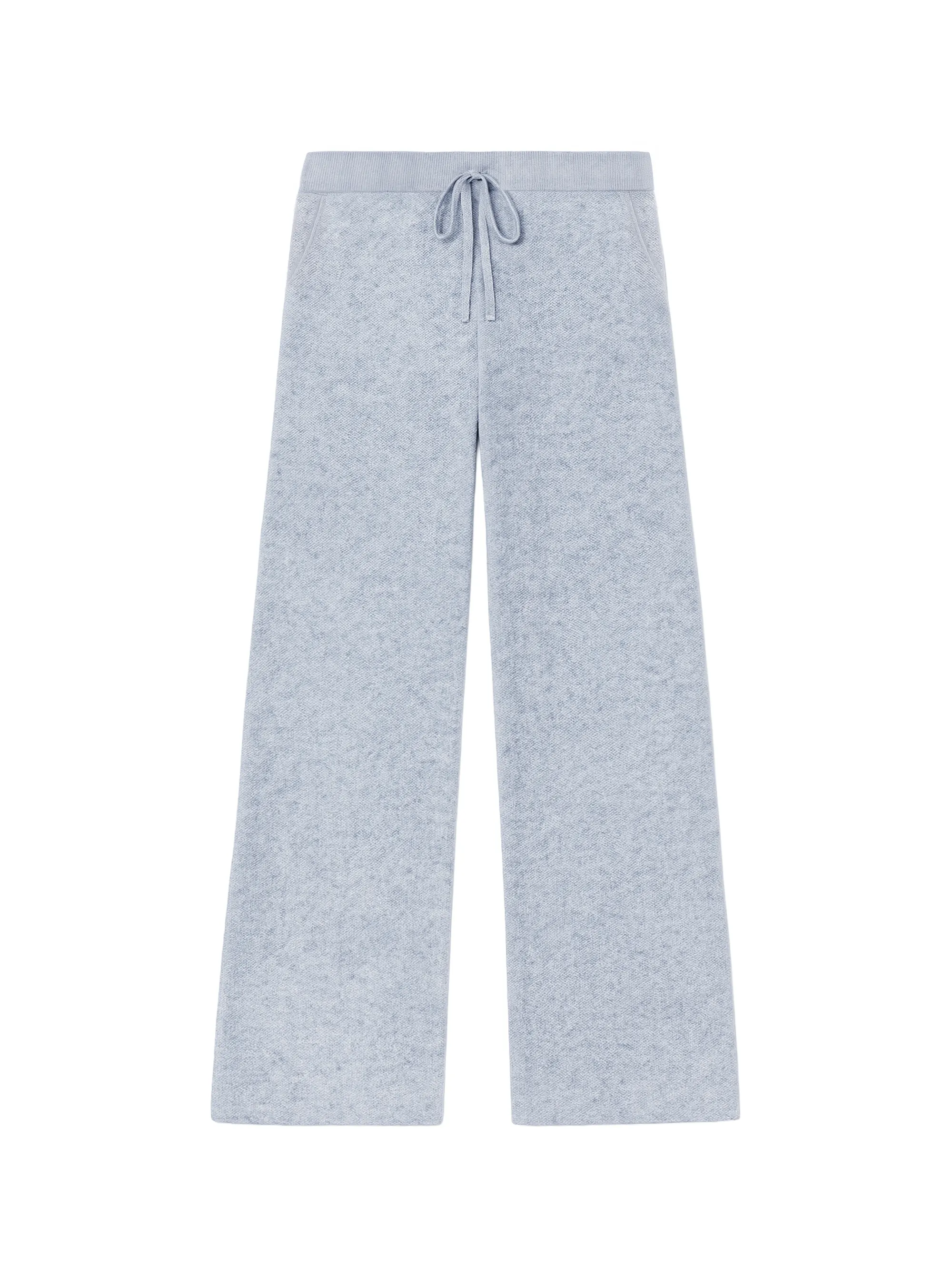 Grey Knit Straight Leg Trousers - Image 7