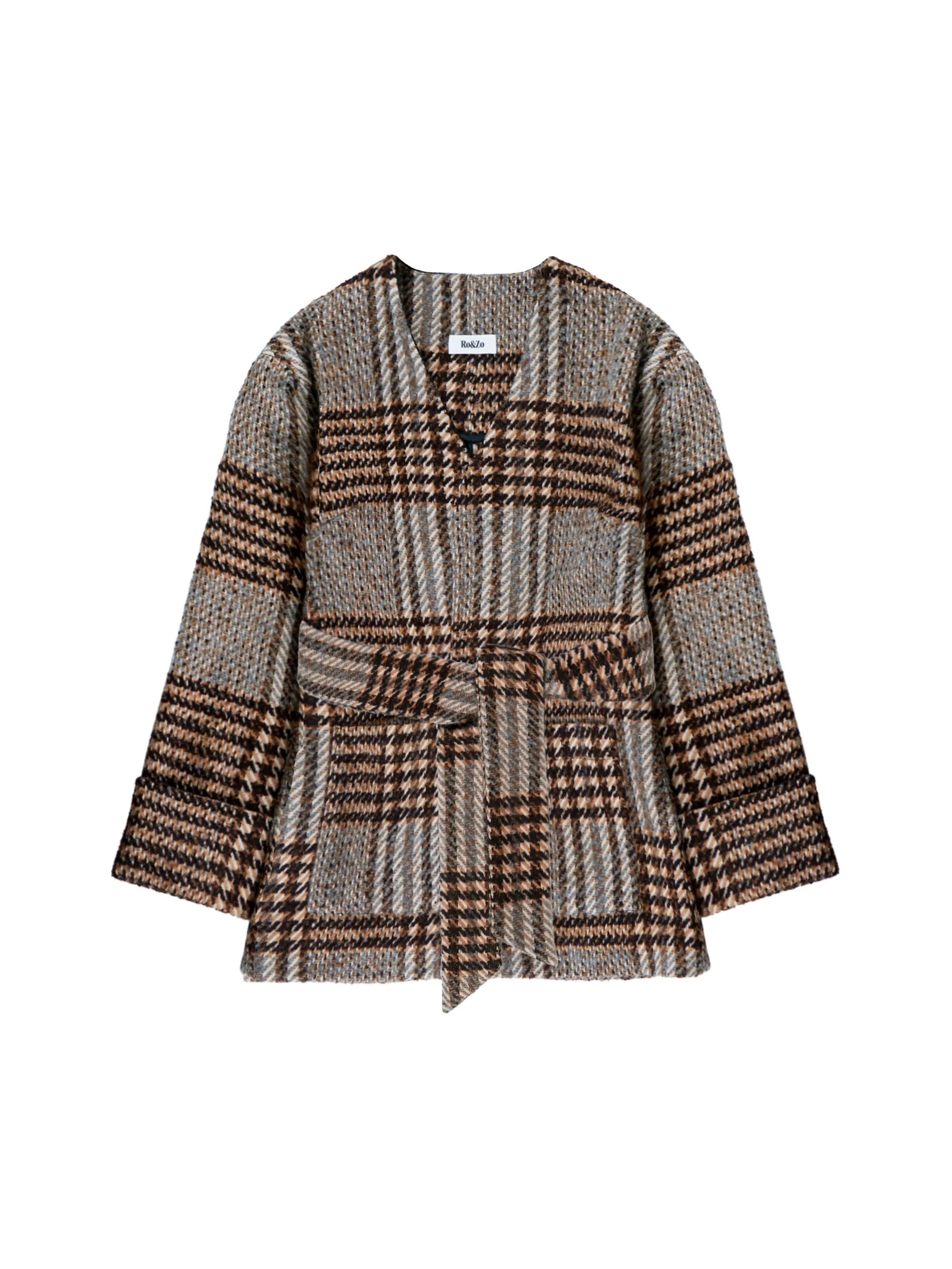 Petite Heritage Check Belted Jacket - Image 8