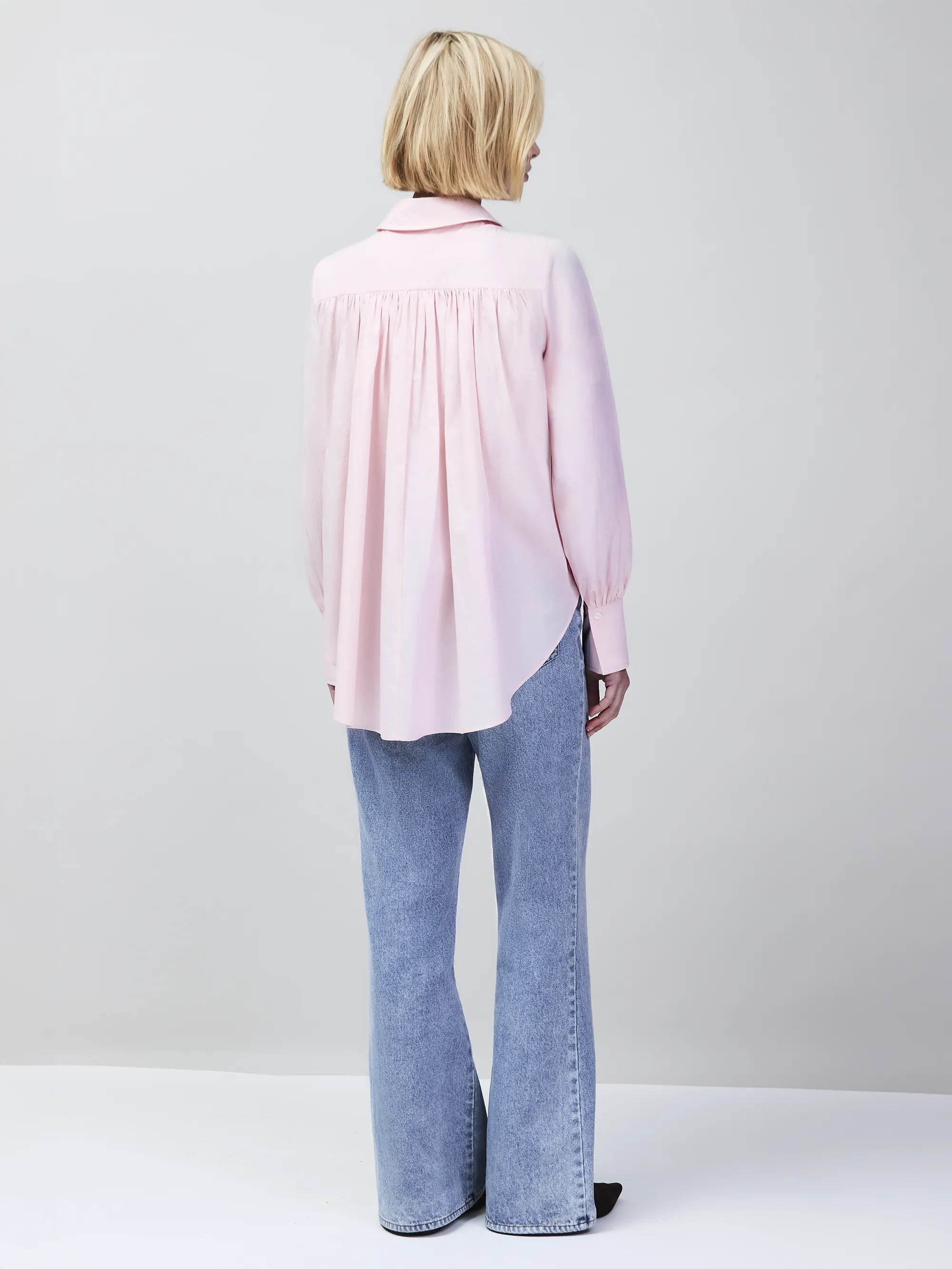 Pink Hi-Lo Hem Shirt - Image 6