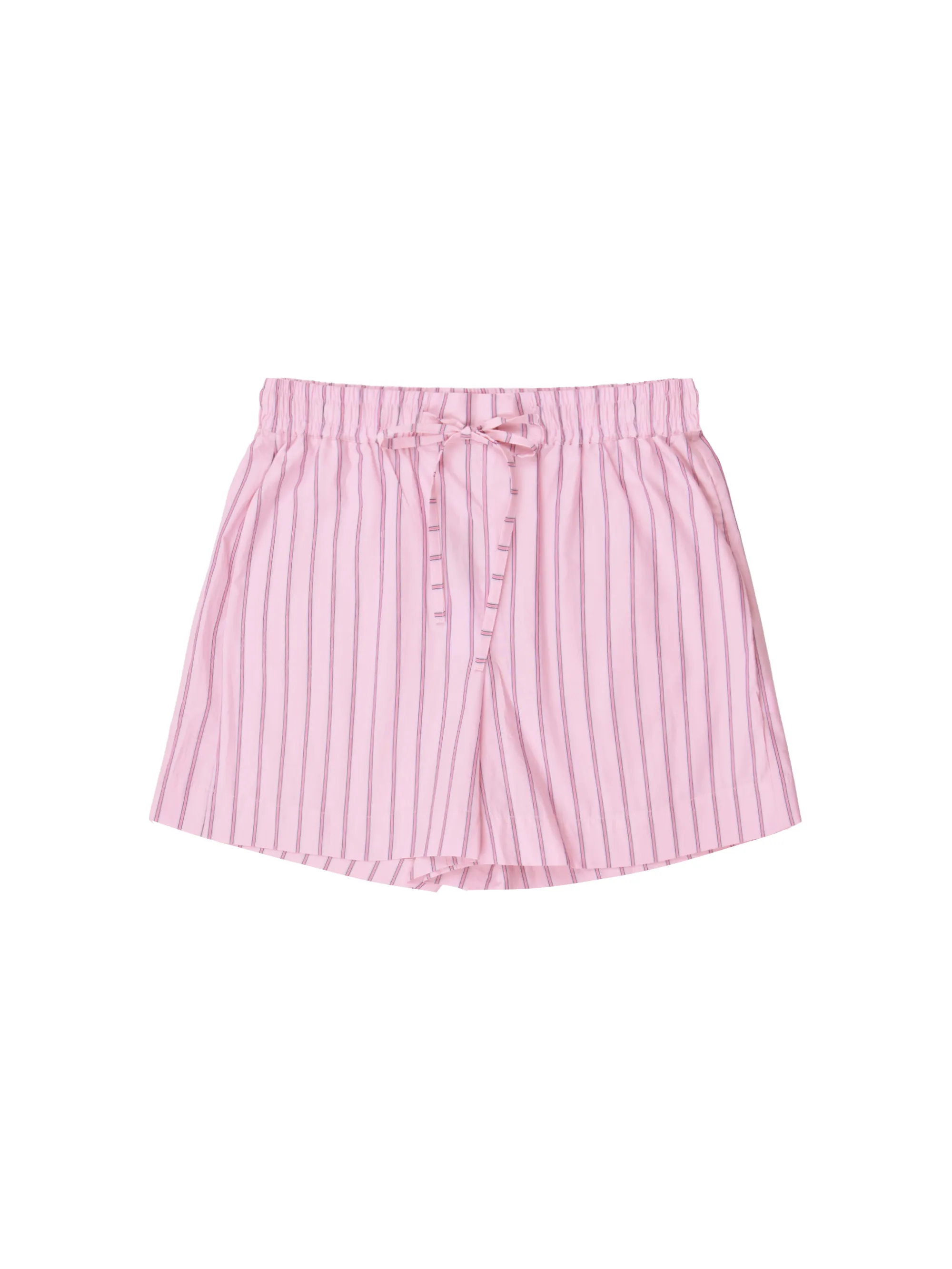 Pink Stripe Cotton Shorts - Image 6