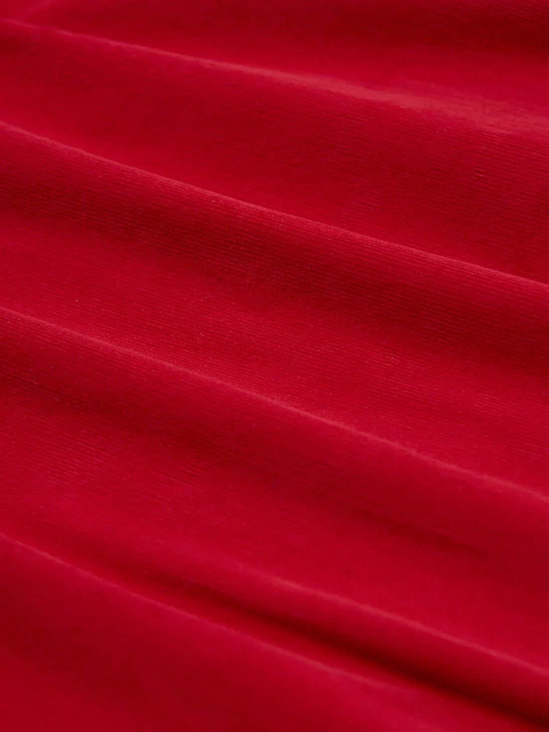Red Baby Cord Mini Dress - Image 5